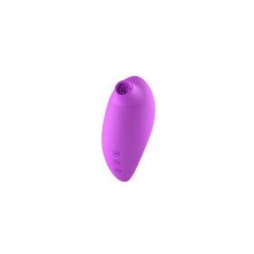 2en1 Stimulateur clitoridien à picots par aspiration avec son œuf vibrant à distance violet 